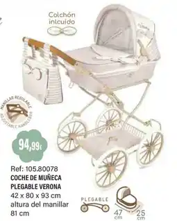 Juguetilandia Coche de muñeca plegable verona oferta