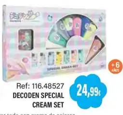 Juguetilandia Decoden special cream set oferta