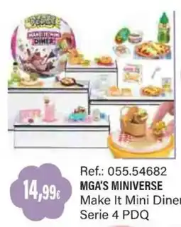 Juguetilandia MGA'S MINIVERSE Make It Mini Diner Serie 4 PDQ oferta