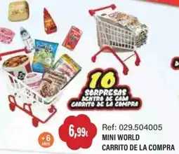 Juguetilandia Mini World carrito de la compra oferta