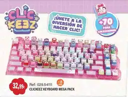 Juguetilandia Clickeez keyboard mega pack oferta