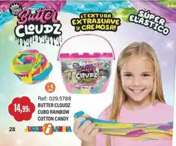 Juguetilandia Butter Cloudz cubo rainbow cotton candy oferta