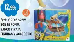 Juguetilandia Bob Esponja barco pirata figuras y accesorio oferta