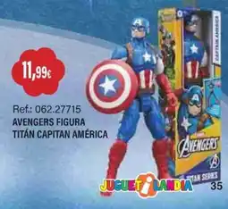 Juguetilandia Avengers figura titán capitan américa oferta