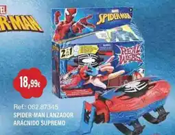 Juguetilandia Marvel spider-man lanzador arácnido supremo oferta