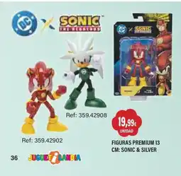 Juguetilandia Figuras premium sonic & silver oferta