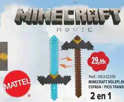 Juguetilandia Mattel Minecraft Movie Espada - Pico Trans oferta