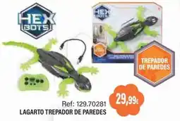 Juguetilandia Hexbots lagarto trepador de paredes oferta