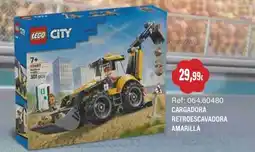 Juguetilandia lego city cargadora retroescavadora amarilla oferta
