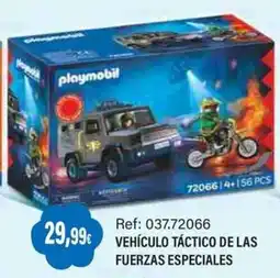 Juguetilandia Playmobil vehículo táctico de las fuerzas especiales oferta