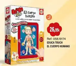 Juguetilandia Educa touch el cuerpo humano oferta