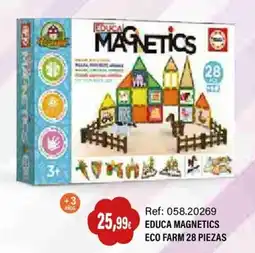 Juguetilandia Educa magnetics eco farm 28 piezas oferta