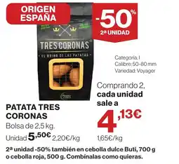 Supercor Patata tres coronas oferta
