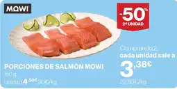 Supercor MOWI Porciones de salmón oferta
