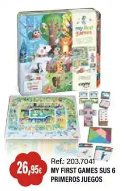 Juguetilandia my first games sus 6 primeros juegos oferta