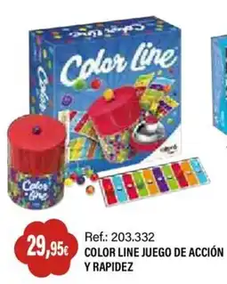 Juguetilandia Color Line juego de acción y rapidez oferta