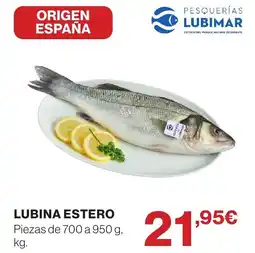Supercor Lubina estero oferta