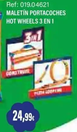 Juguetilandia Hot Wheels maletín portacoches 3 en 1 oferta