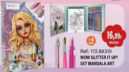 Juguetilandia Wow glitter it up! set mandala art oferta