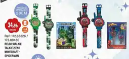 Juguetilandia Reloj-walkie talkie 2 en 1 ecraft - spiderman oferta