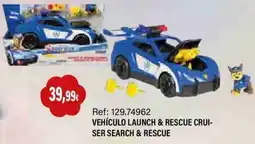 Juguetilandia Paw Patrol vehículo launch & rescue cruiser search & rescue oferta