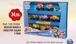 Juguetilandia Rescue Wheels Pack Pup Squad Y Roxi oferta