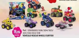Juguetilandia vehículo rescue wheels surtido oferta
