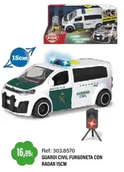 Juguetilandia Dickie guardia civil furgoneta oferta