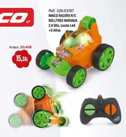 Juguetilandia Ninco racers r/c rollt rex naranja oferta