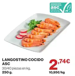 Supercor Langostino cocido asc oferta