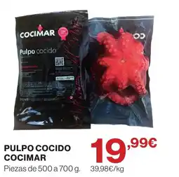 Supercor COCIMAR Pulpo cocido oferta