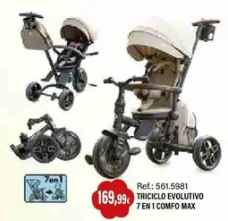 Juguetilandia Triciclo evolutivo 7 en 1 comfo max oferta