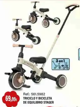 Juguetilandia Stager triciclo y bicicleta de equilibrio oferta