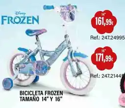 Juguetilandia Frozen bicicleta oferta