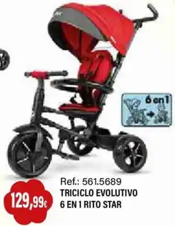 Juguetilandia Triciclo evolutivo 6 en 1 rito star oferta