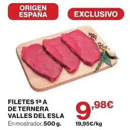 Supercor Filetes 1a a de ternera valles del esla oferta