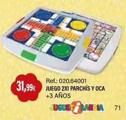 Juguetilandia Juguetilandia juego 2x1 parchís y oca oferta