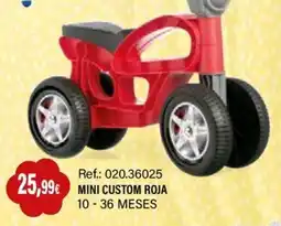 Juguetilandia Mini custom roja oferta