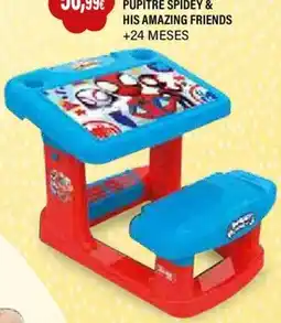 Juguetilandia Pupitre spidey & his amazing friends oferta