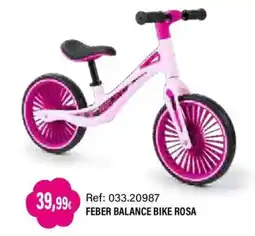 Juguetilandia FEBER BALANCE BIKE ROSA oferta