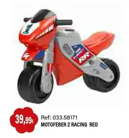 Juguetilandia Motofeber 2 Racing Red oferta