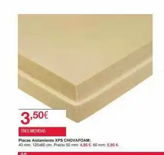Placas Aislamiento Xps Chovafoam
