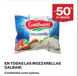 Supercor GALBANI En todas las mozzarellas oferta