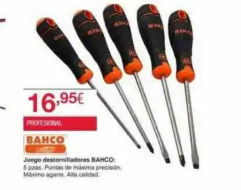 Juego Destornilladores Bahco