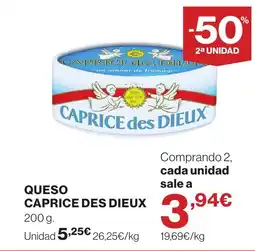 Supercor CAPRICE DES DIEUX Queso oferta