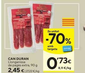 Caprabo Can Duran Llonganissa De Pagès Extra oferta