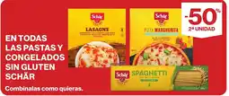 Supercor SCHÄR En todas las pastas y congelados sin gluten oferta