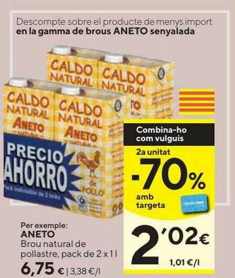 Aneto Brou Natural De Pollastre