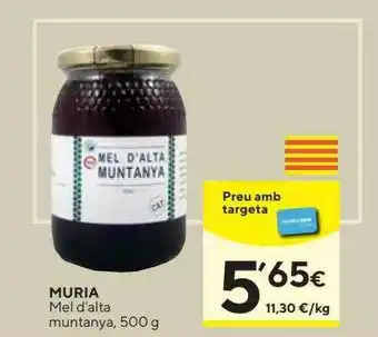 Caprabo Muria Mel D'alta Muntanya oferta