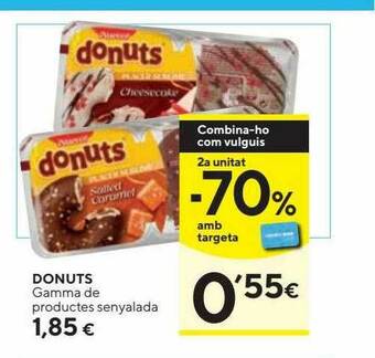 Caprabo Donuts Gamma De Productes Senyalada oferta